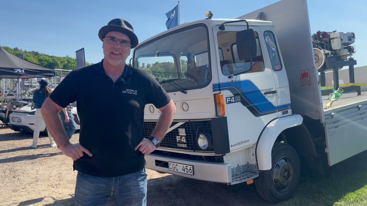 Knappt inkörd Volvo F4 - med staketmotor såklart