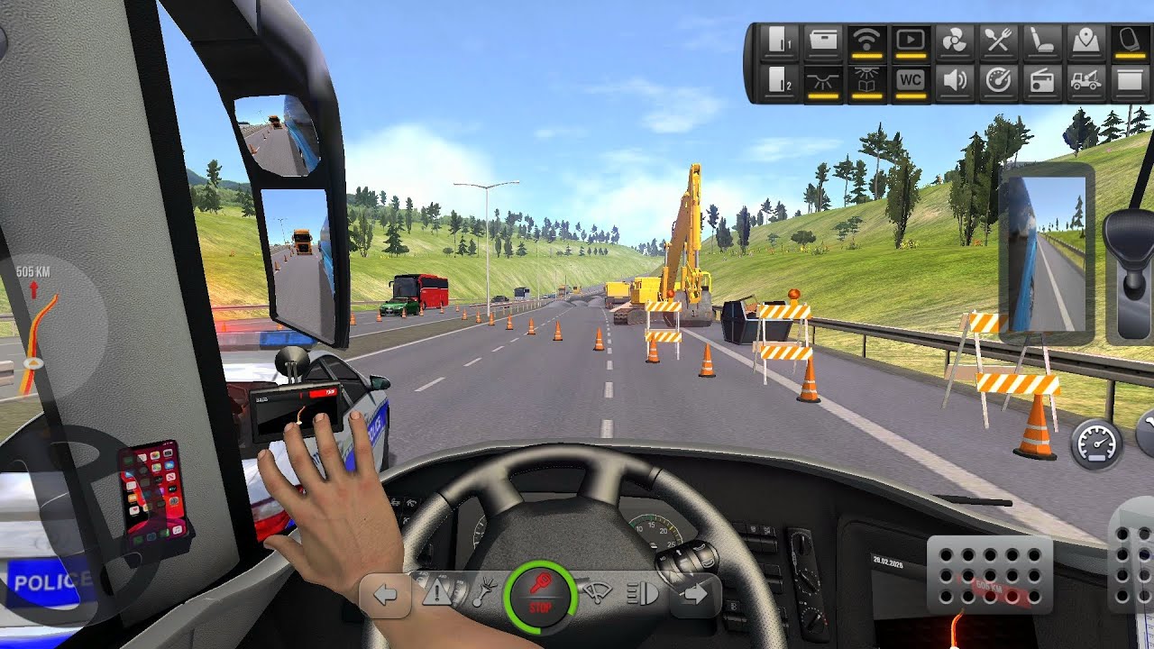 Bus Simulator : Ultimate | Construction 🚧 🚨🛣 | Zuuks | Mobile Gameplay | Drive with Devil 😈