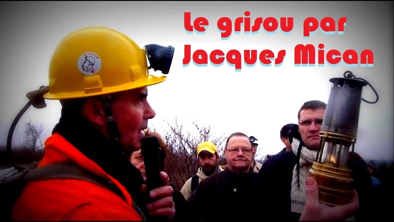 Jacques Mican présente le grisou dans la Mine (2016)