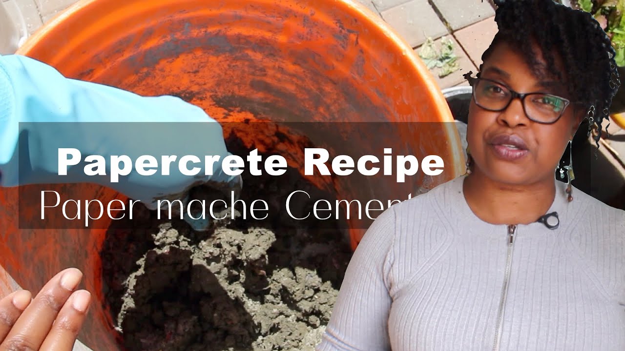 Papercrete Recipe | Outdoor Pots