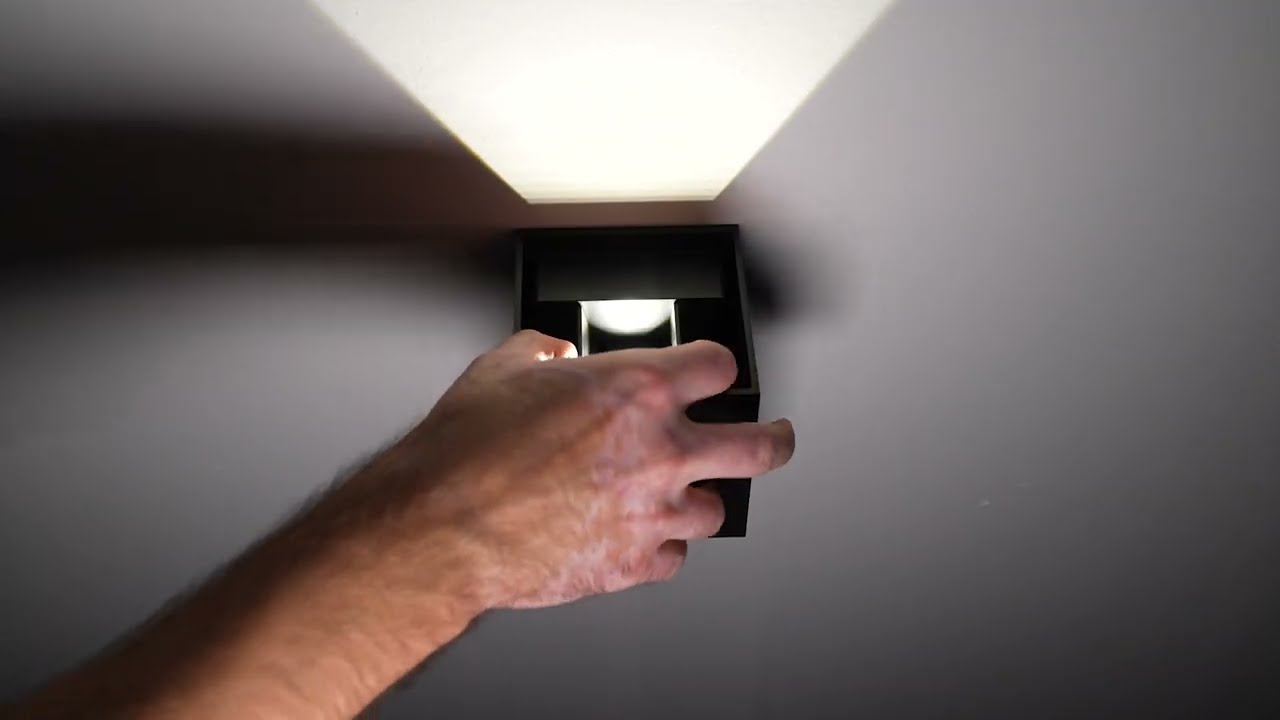 Kinkiet zewnętrzny LED 2x3W 3000K IP54 CUBE