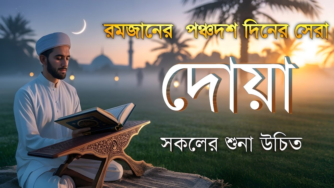 রমজানের ১৫তম রোজার দোয়া ও ফজিলত | 15th Day Ramadan Dua By Alaa Aqel