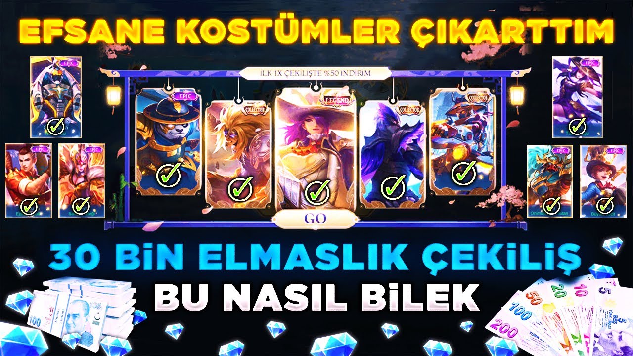 30 Bin Elmasa 6 Collector, 5 Çark Epik, 10 Epik ve Diğer Kostümleri Aldım | Sürpriz Kutu Etkinliği