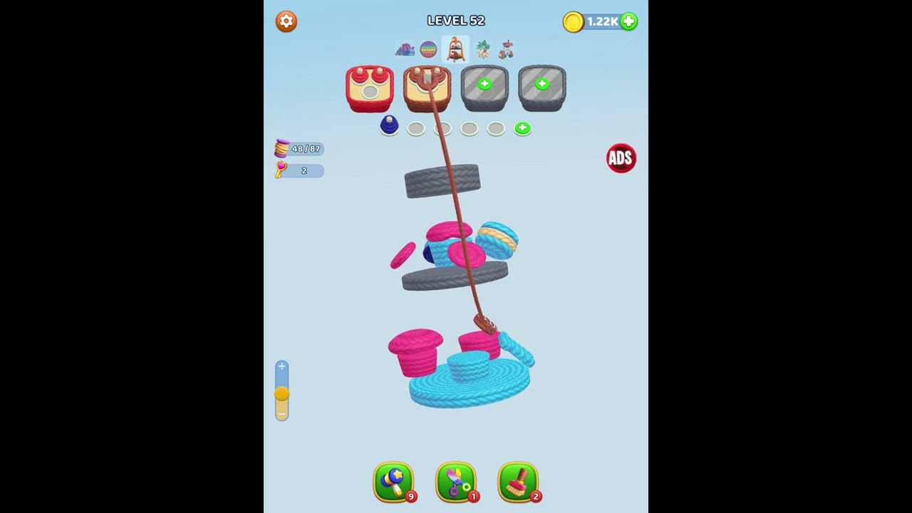 Yarn Fever: Unravel Puzzle Level 52