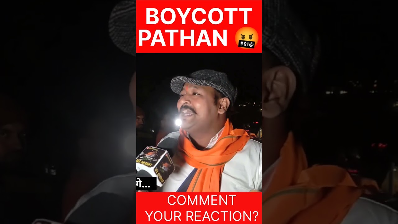 boycott pathan public reaction 🤬 | Boycott pathan movie