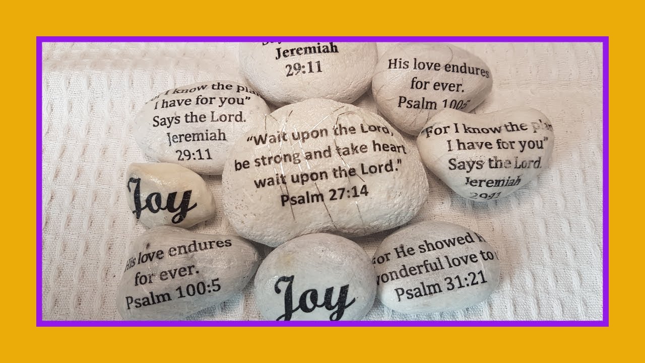 DECOUPAGE ONTO STONES / ROCKS / PEBBLES