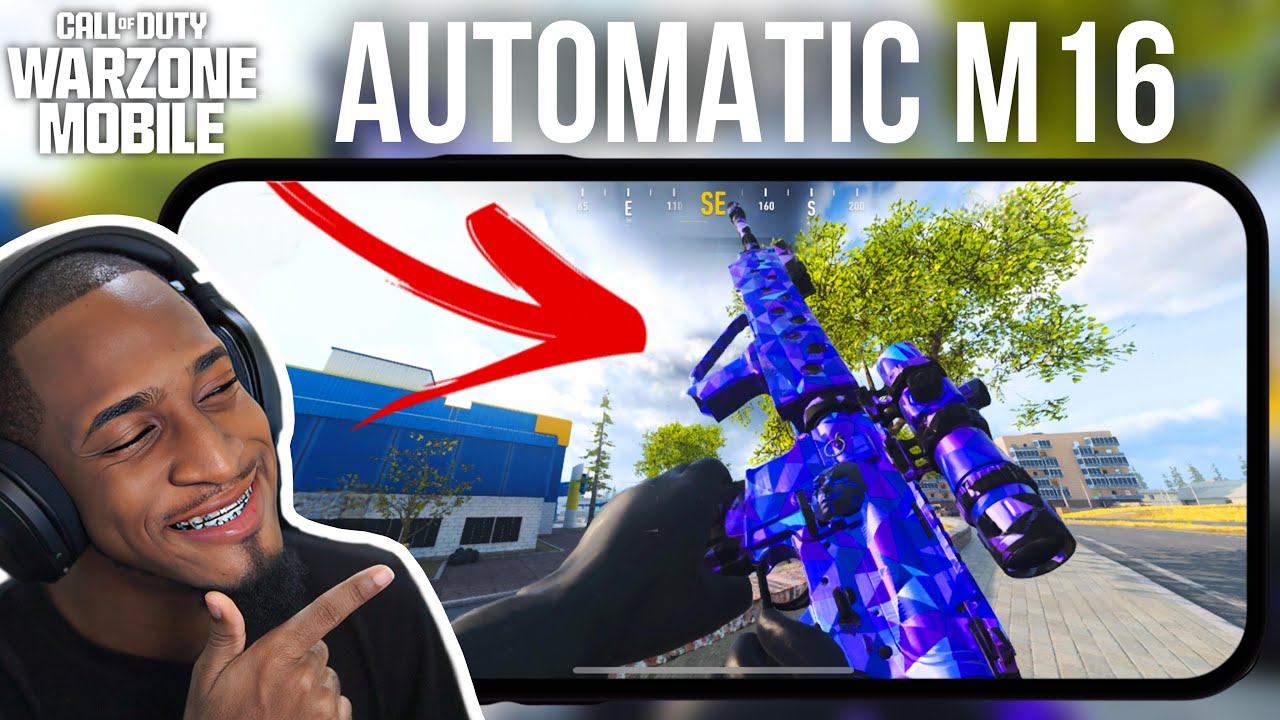 M16... BUT FULLY AUTOMATIC IN WARZONE MOBILE! 🤯
