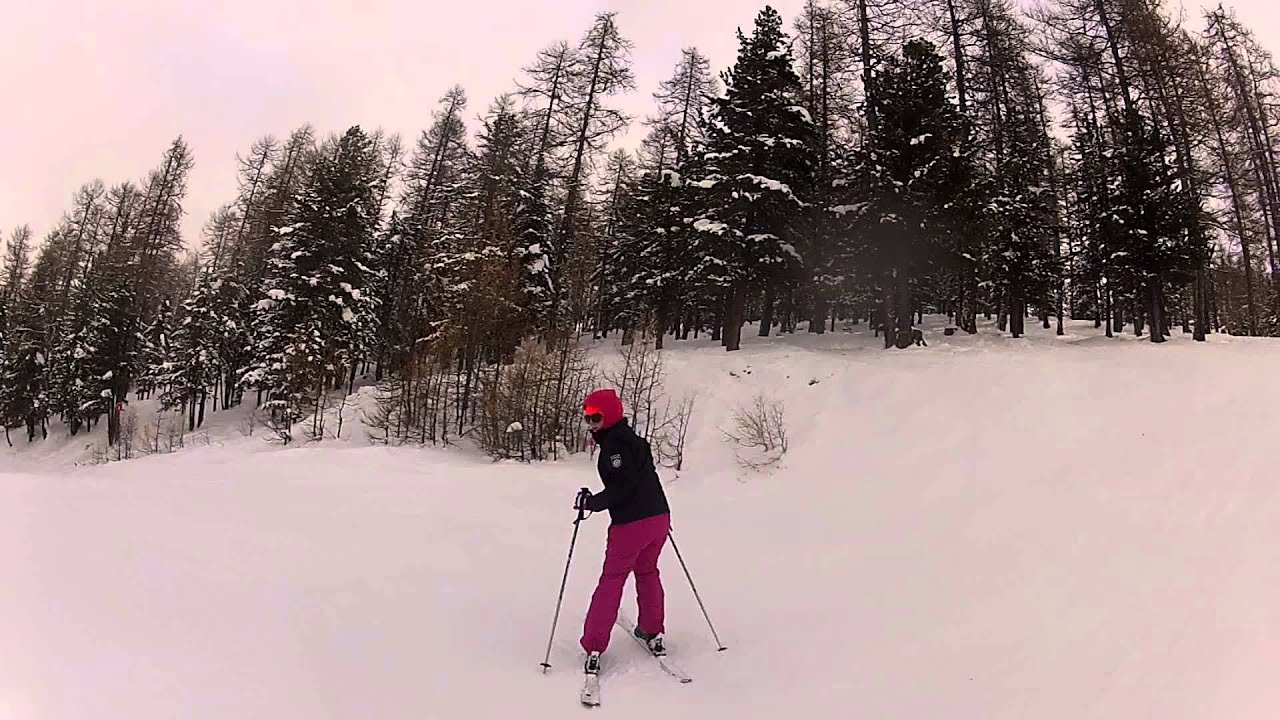 Piste bleue  - Risoul 1850