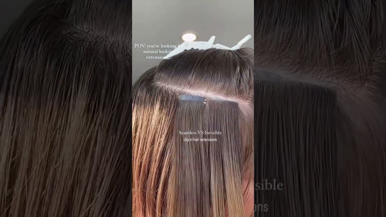 Natural-Looking Extensions Battle: Seamless vs. Invisible Clip-Ins