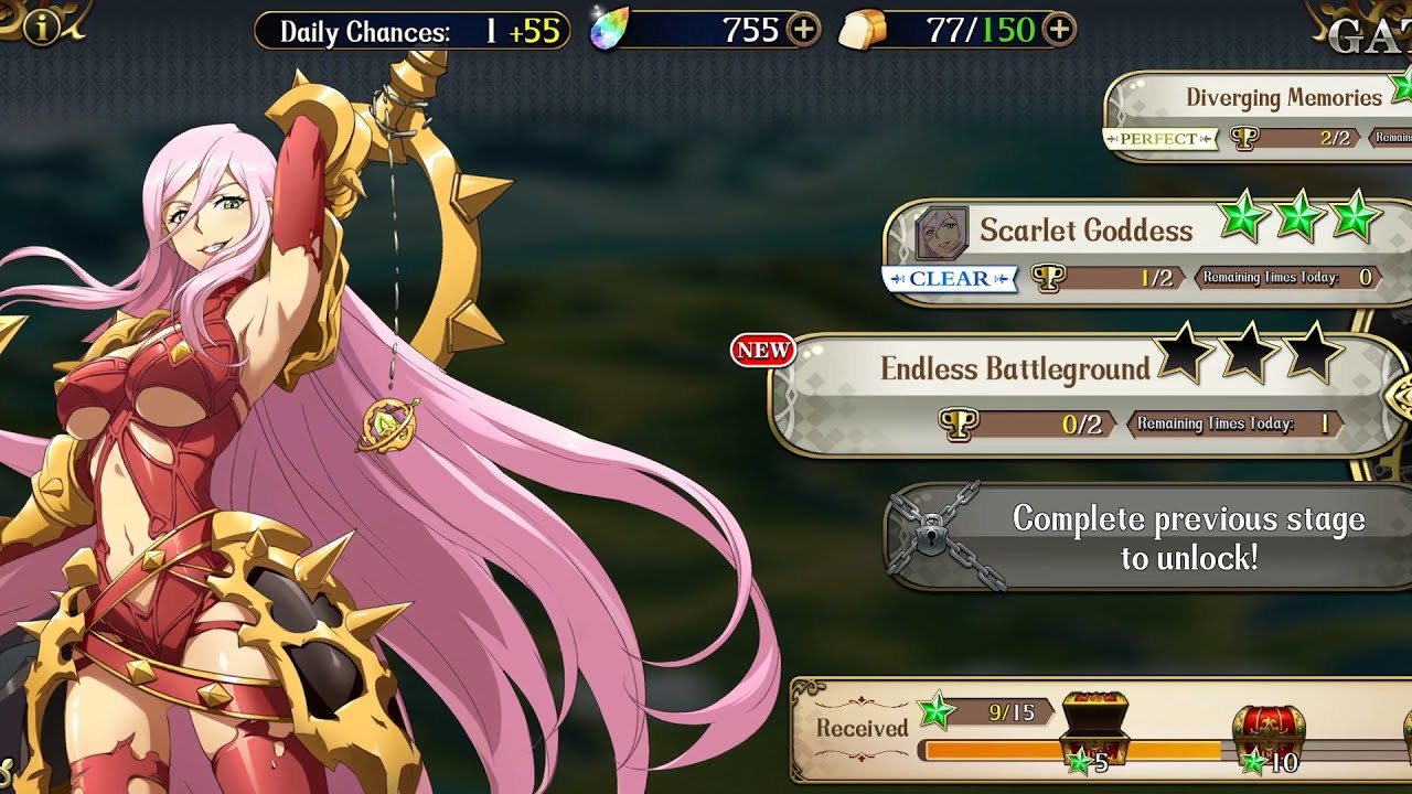 Langrisser Mobile - All Hilda's Gate of Fate Missions (Part 3)