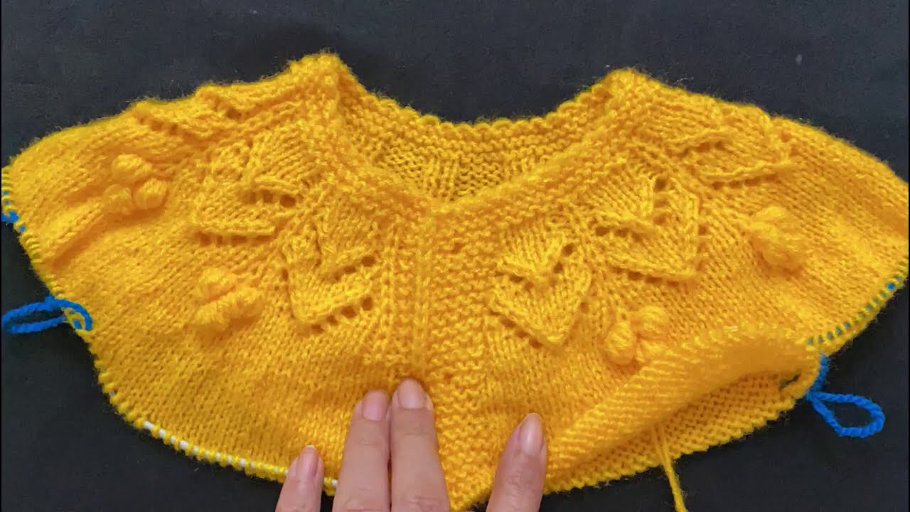 Knitting neck shaping in top down sweater (उपर से बनने वाली जर्सी के गले की काट कैसे दे बुनाई में )