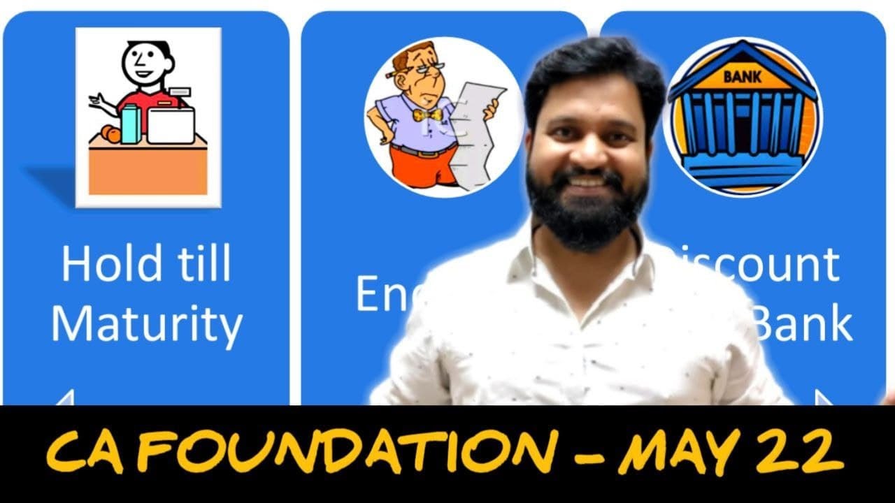 Bills of Exchange CA Foundation I Accommodation Of Bill