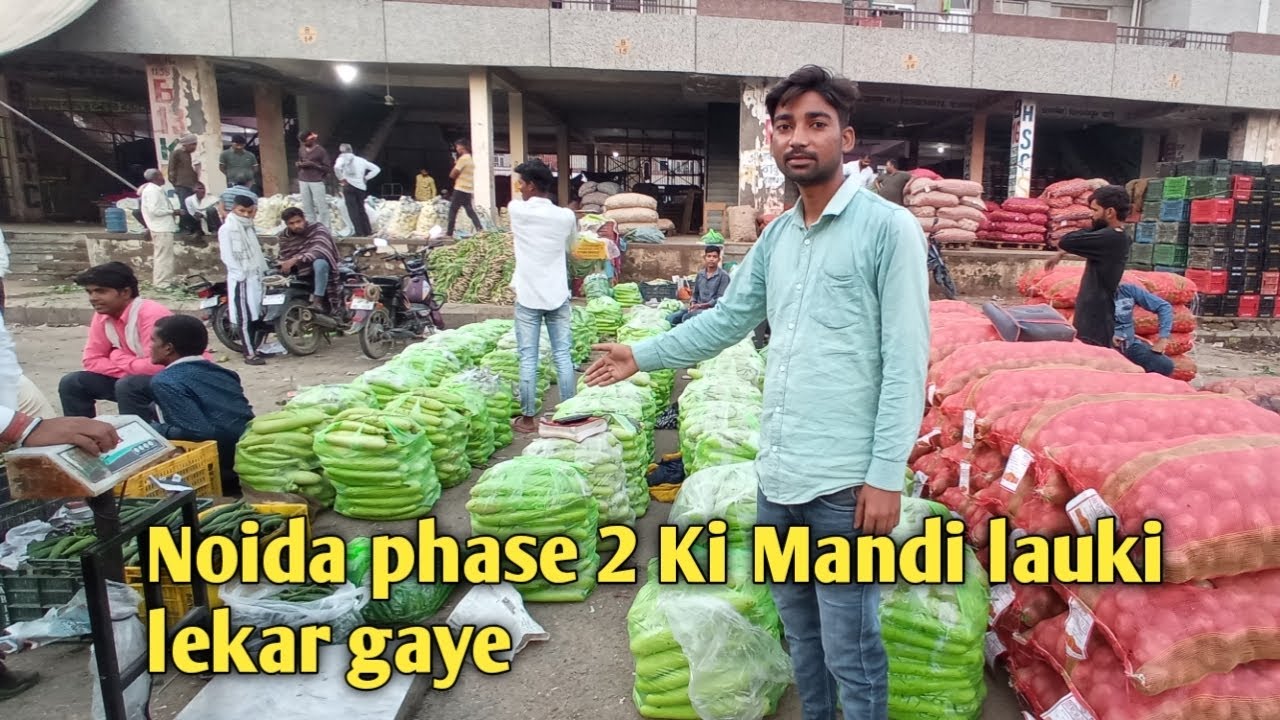 Noida phase 2 Ki Mandi Lauki Lekar Gaye kitne rupaye kilo Wiki Dekho video mein
