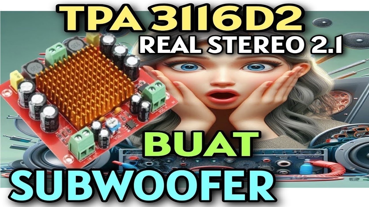 TPA 3116D2 buat SUBWOOFER Stereo 2.1