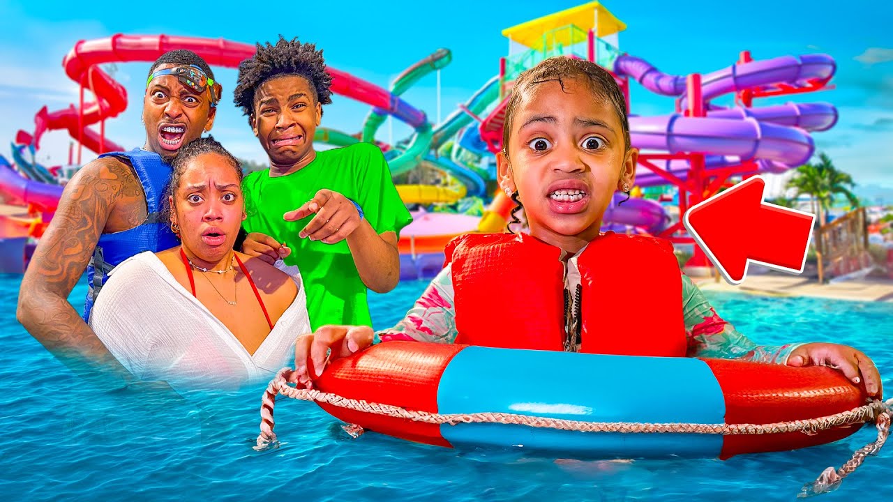 LONDYN ALMOST DROWNED AT THE WATERPARK….