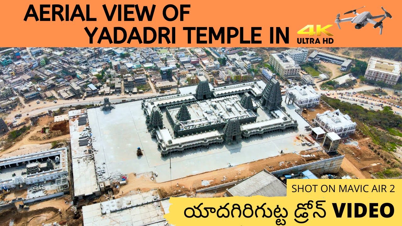 YADADRI DRONE VIEW | YADADRI AERIAL VIEW