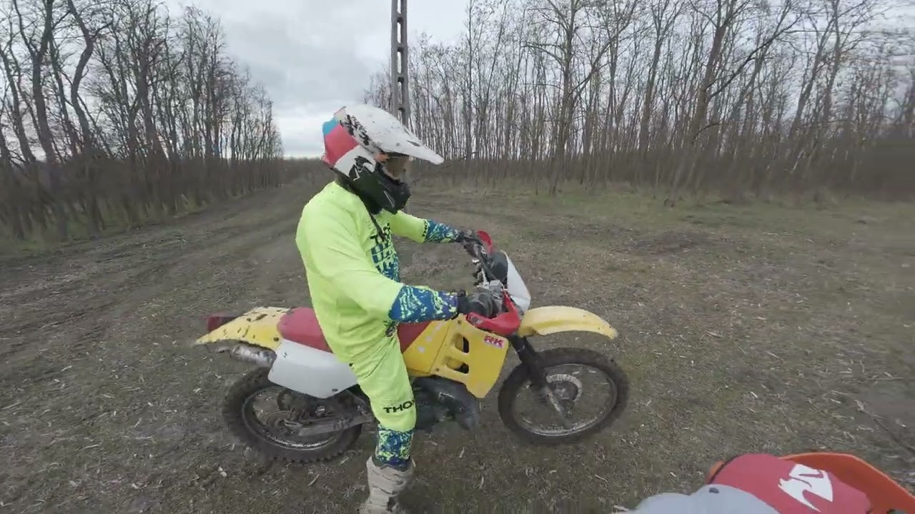 DJI Osmo Action 4 teszt | Honda Crm 125R