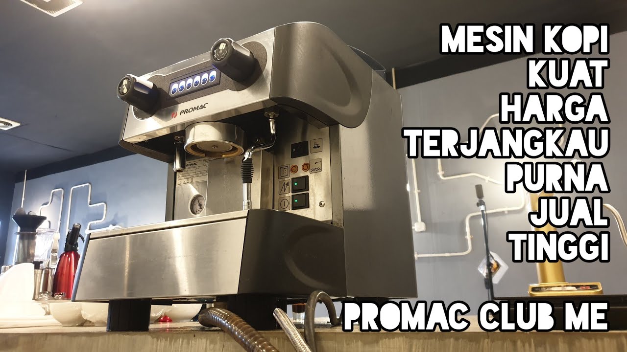 Review Promac Club Me 1 Group - Mesin Kopi Bandel Roatary Pump Harga Terjangkau