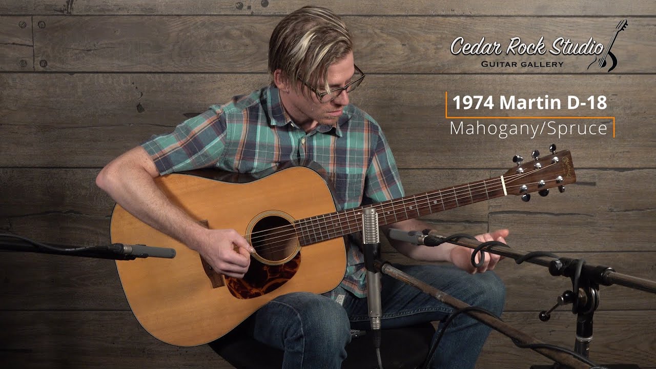 1974 Martin D-18 (Mahogany/Spruce) played by Matt Thomas