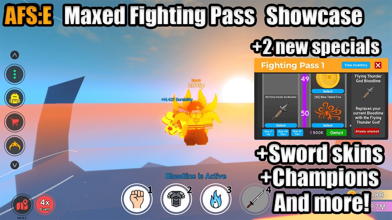Showcasing EVERYTHING in the AFS:E Season I Fighting Pass