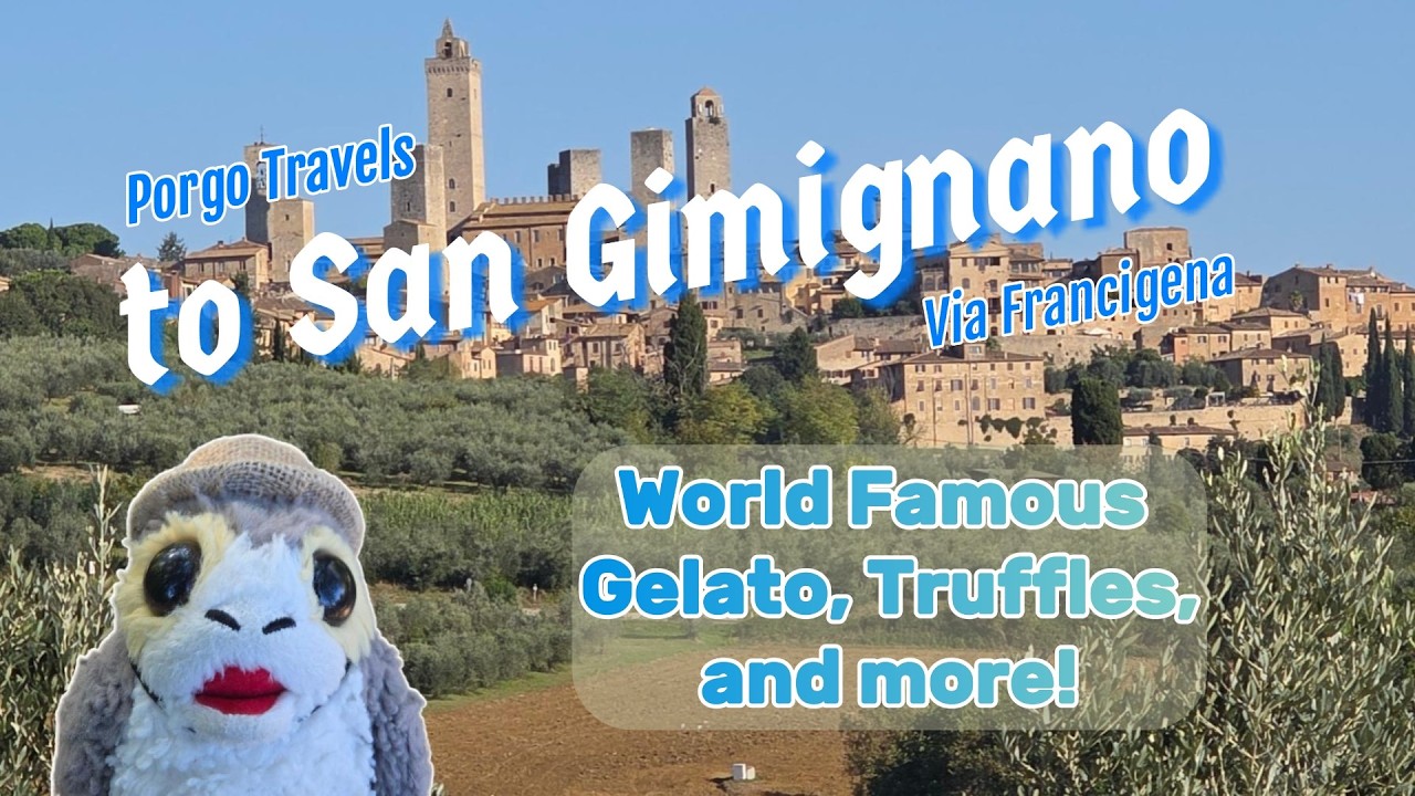 Via Francigena - Day 4 Gambassi Terme to San Gimignano Tuscany Italy vlog