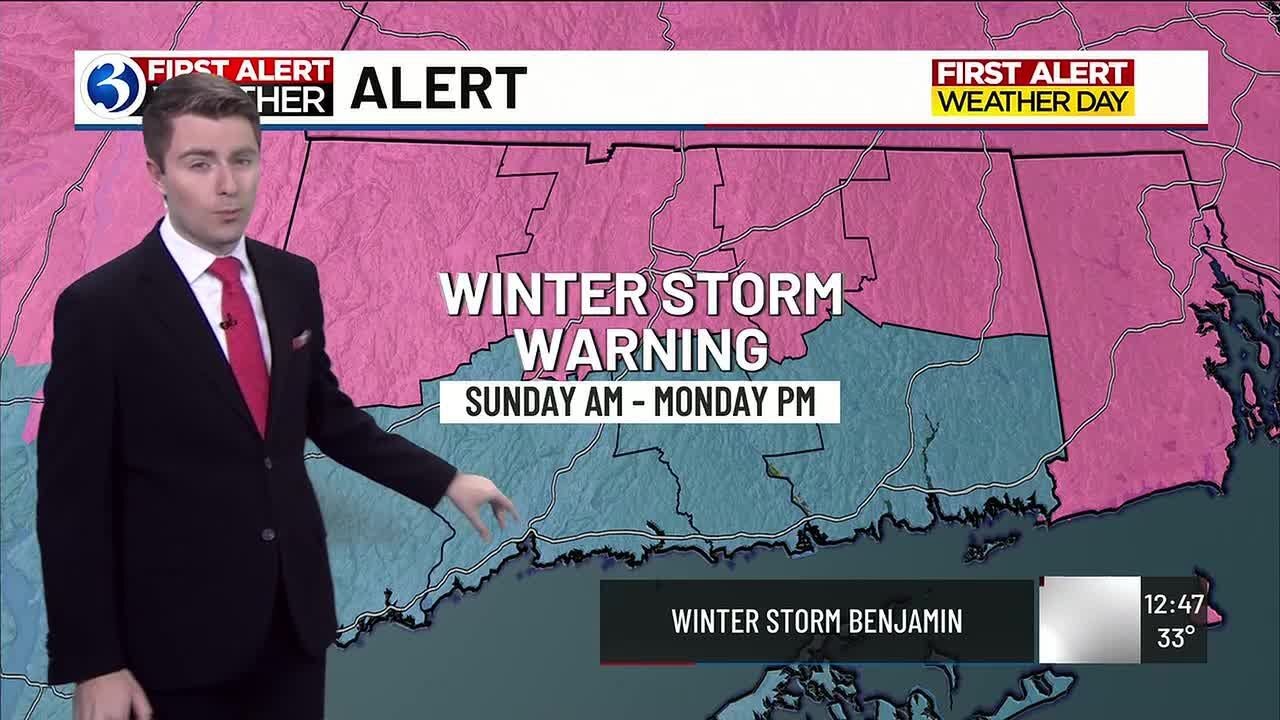FORECAST: First Alert Weather Days for Arctic cold and Winter Storm Benjamin