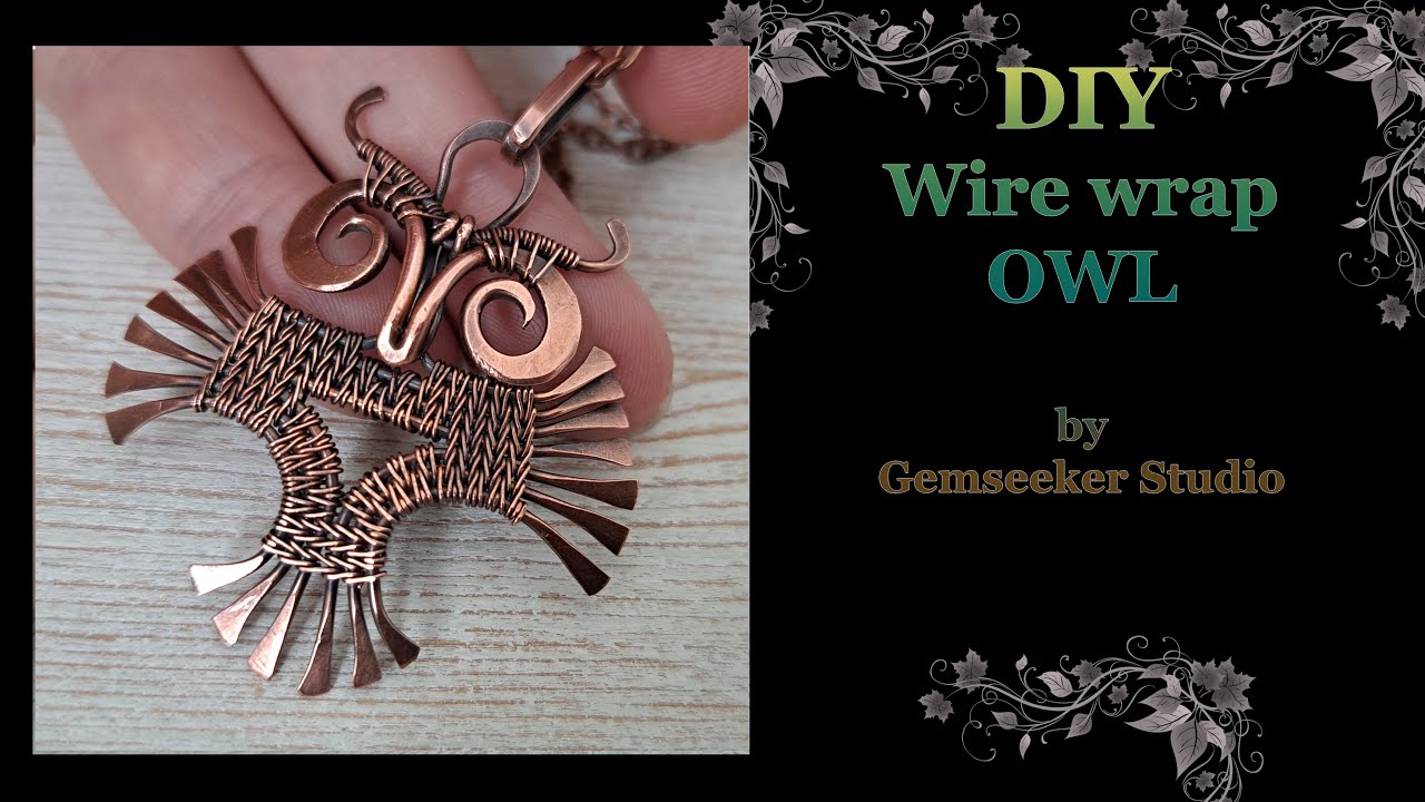 Transform Wire into Art: Learn how to make a Unique Owl Pendant