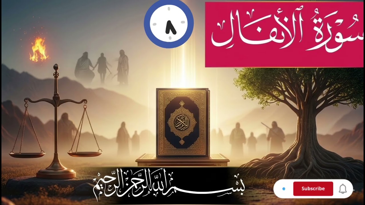 Surah Al Anfal۔ سورة الأنفال |💝 Copyright free Quran #anfal #2026