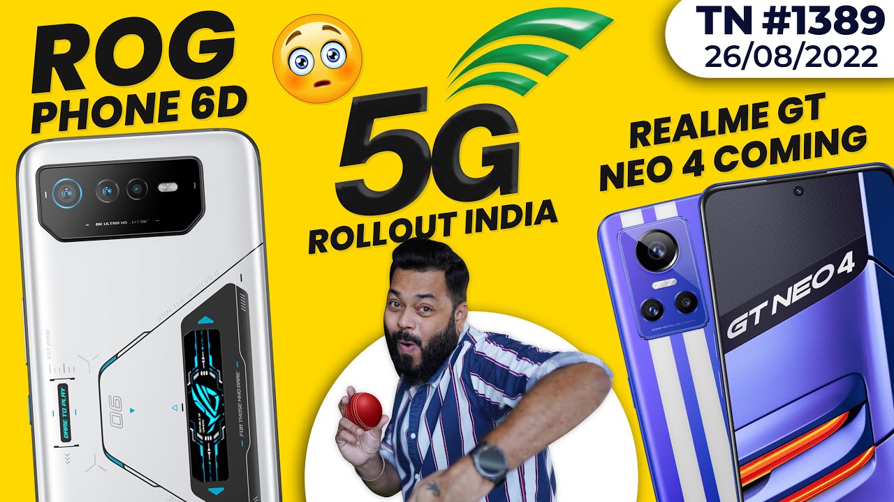 Jio Phone 5G & Laptop Launch, realme GT Neo 4 Coming, 5G Rollout Date, POCO M5, Pixel Fold-#TTN1389