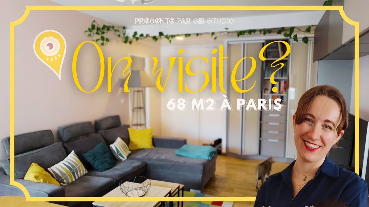 APPART TOUR PARISIEN | 68m2, 3 pièces & domotique 🤖