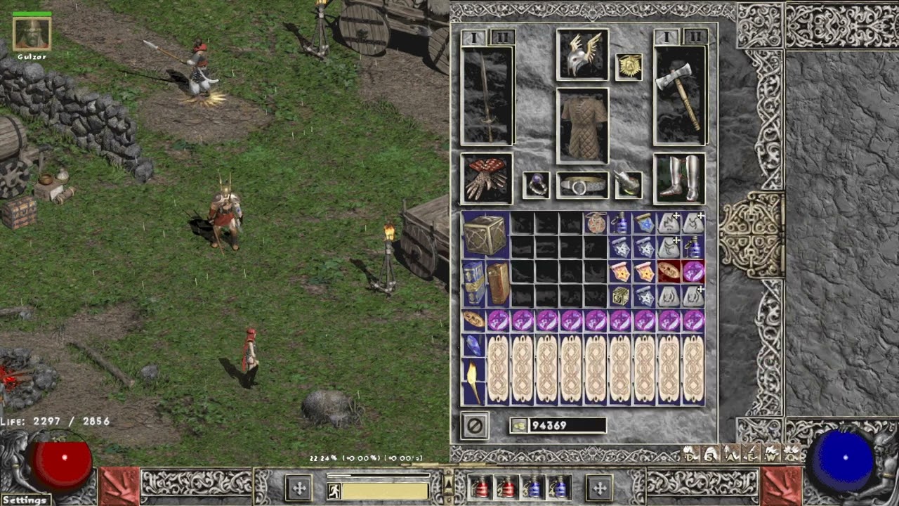 Project Diablo 2 Season 6 - Double Curse Frenzy Barb Build Video