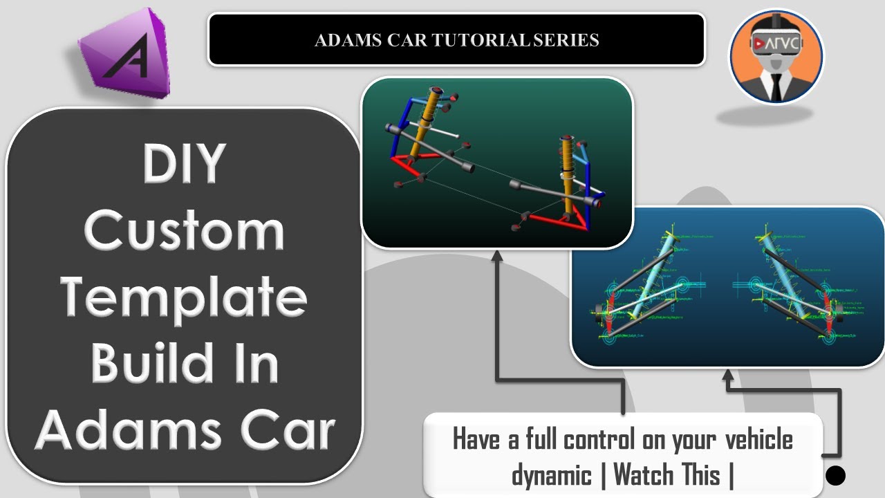 💡 DIY CUSTOM TEMPLATE BUILDER IN ADAMS CAR | Adams Car Tutorials [Watch This] |