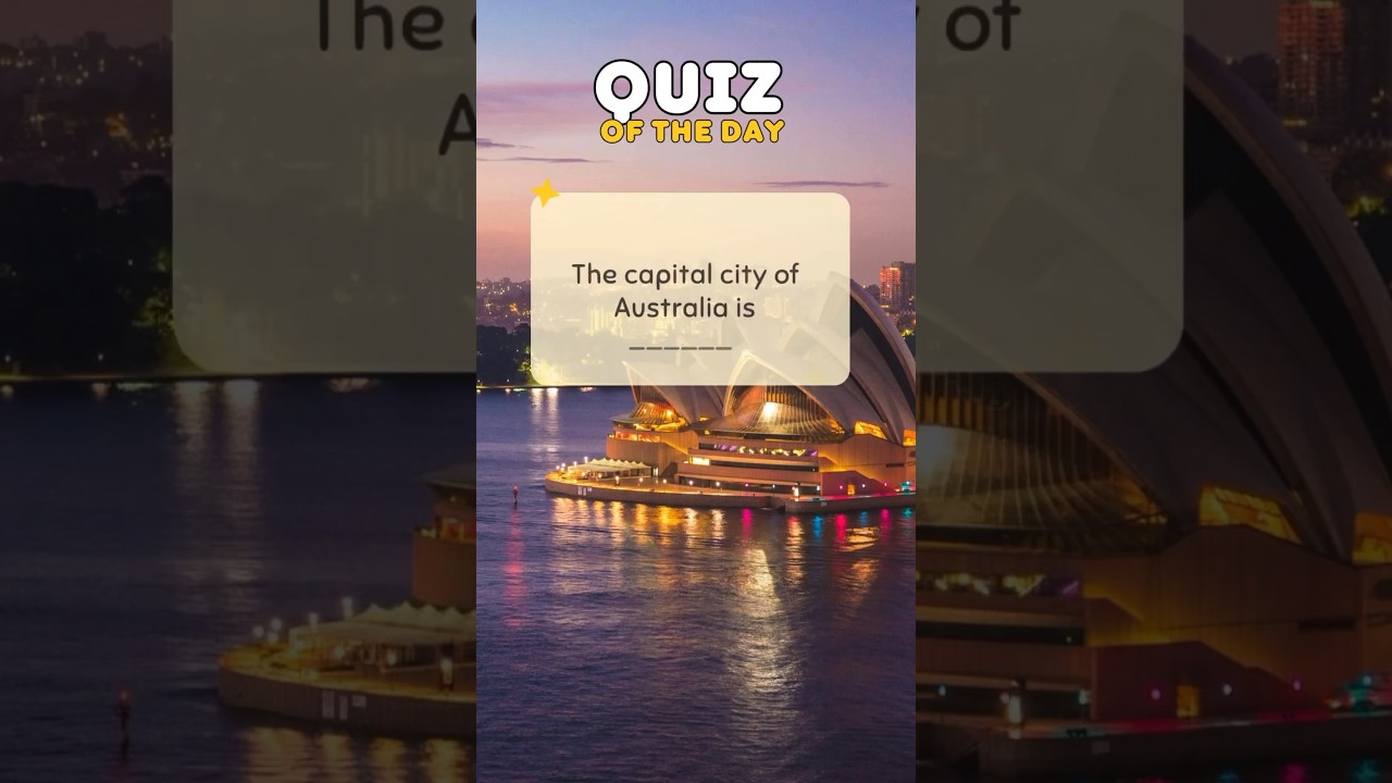 Quiz of the day - Geography Quiz #1 #geographyquiz #learninaminute #quiz #quizoftheday #quiztime