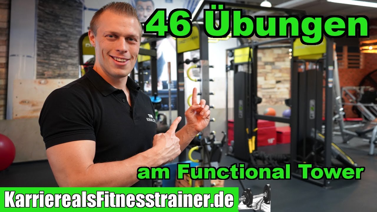 46 Übungen am Functional-Training Tower an 7 Stationen  (Teil 1)
