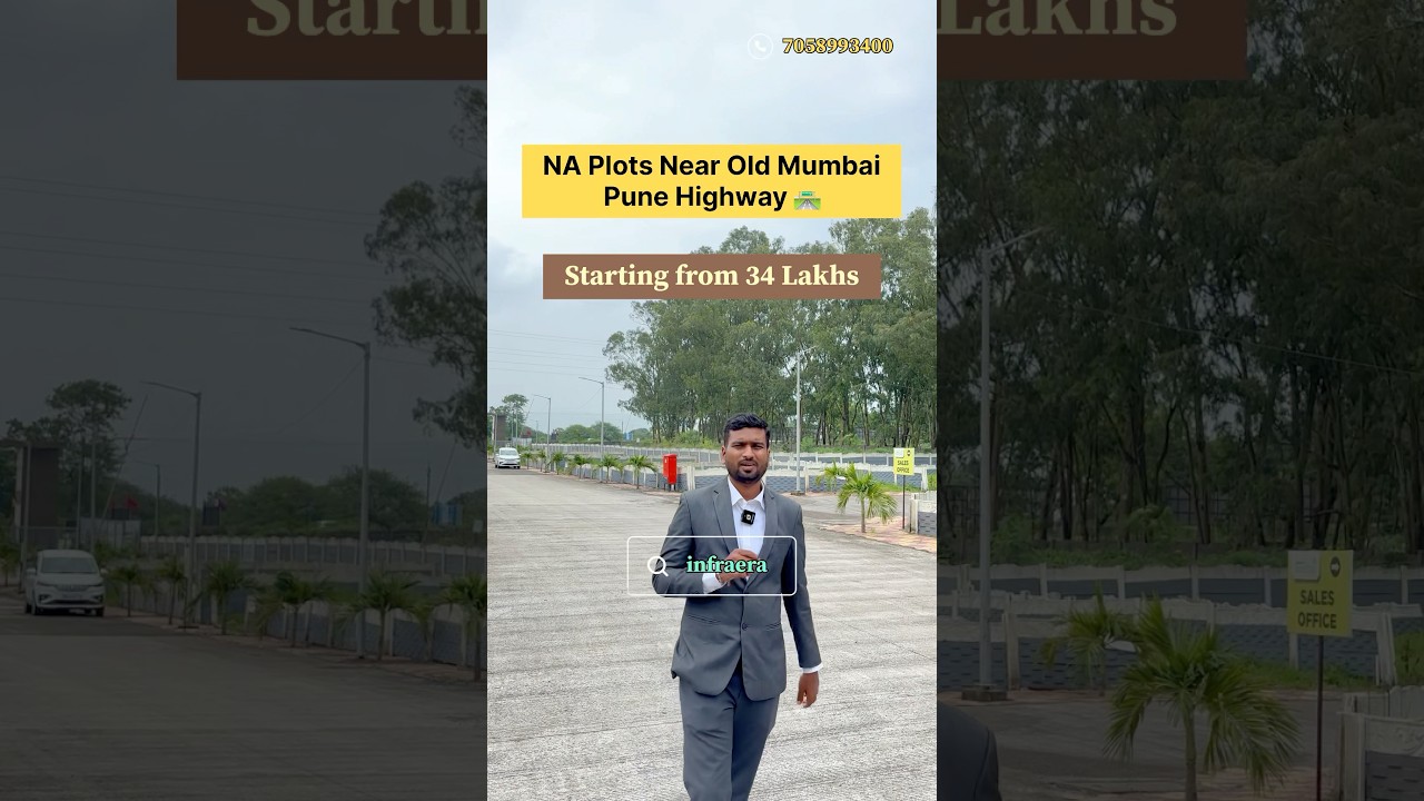 NA plots near old Mumbai Pune highway starting from 34 lakh #naplotsinpune #yt 7588138017