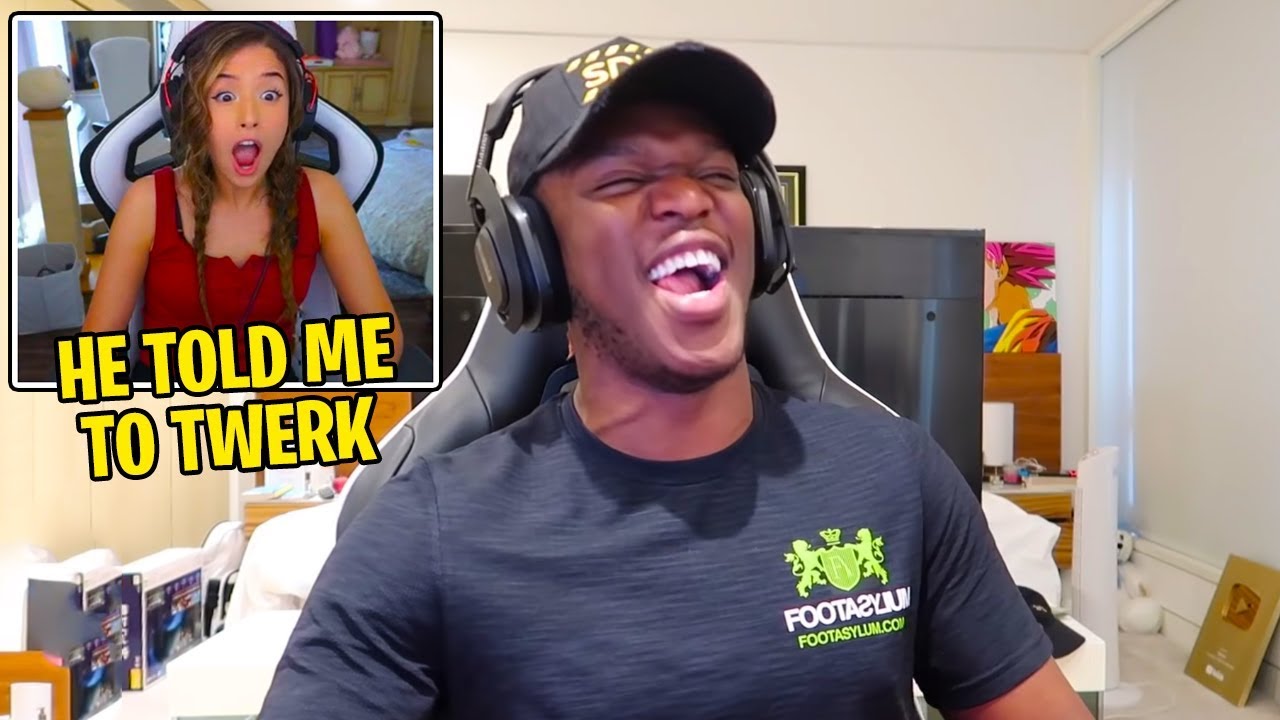 Pokimane Reacts to KSI Reacting to Pokimane Reacting to Houdini!!