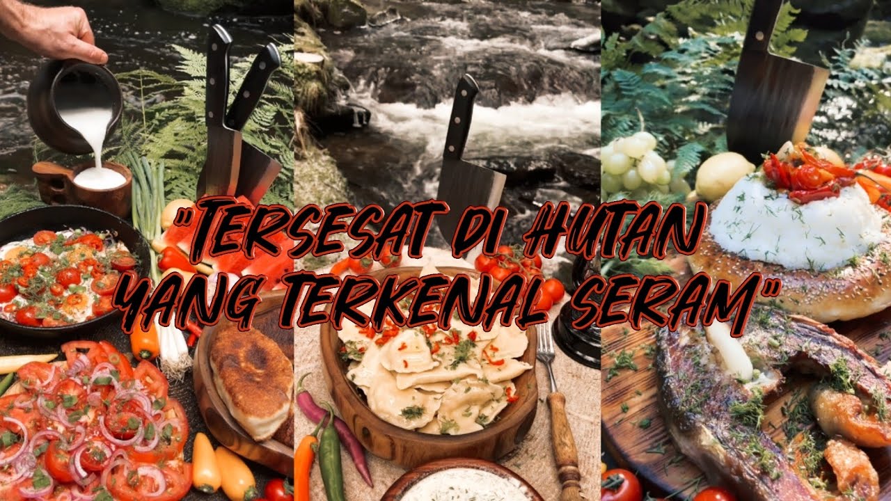 CERITA HORROR SAMBIL MASAK — Nadia Omara | Tersesat Di Hutan Yang Terkenal Seram