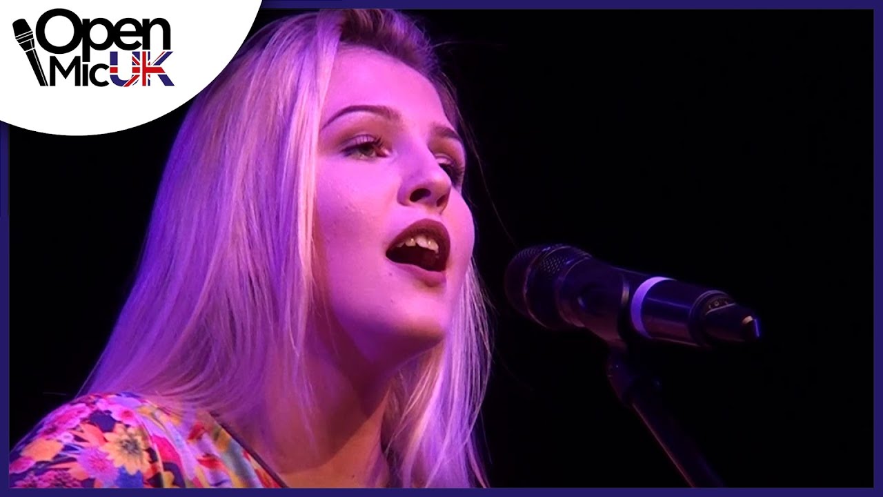 HAPPIER &ndash; ED SHEERAN performed by ALEXANDRA PARKER at Open Mic UK music competition