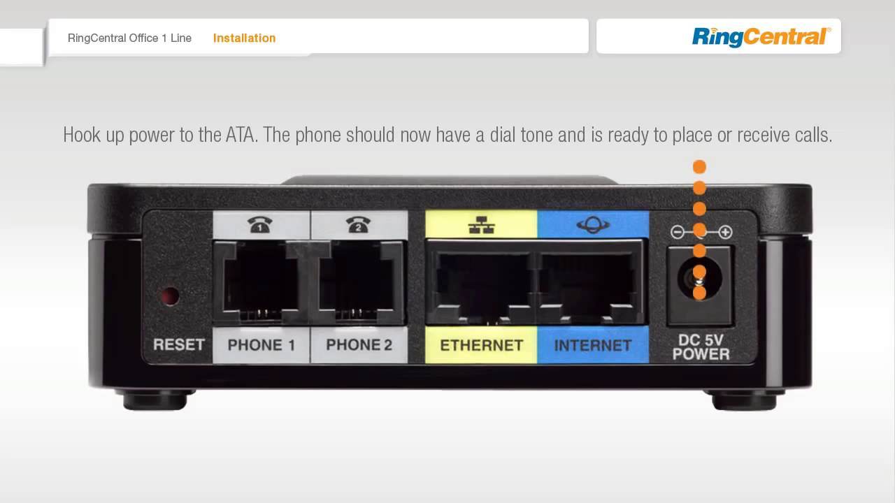Cisco ATA 1-Line Adapter Set Up Instructions