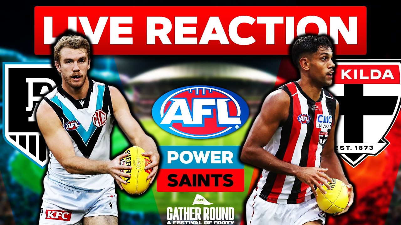 PORT ADELAIDE VS ST. KILDA | AFL LIVE REACTION (DOUBLE HEADER!!!) 2026