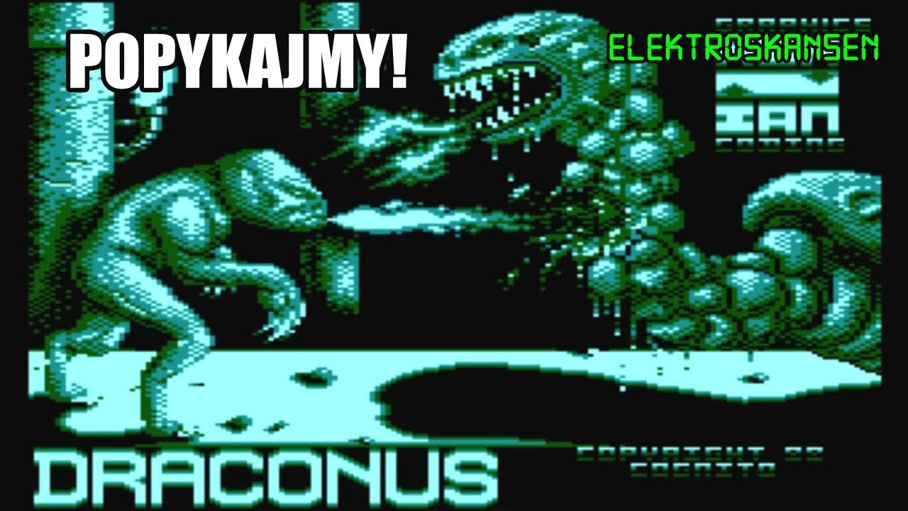 POPYKAJMY! Draconus [Atari 65XE] - cała gra (reupload)