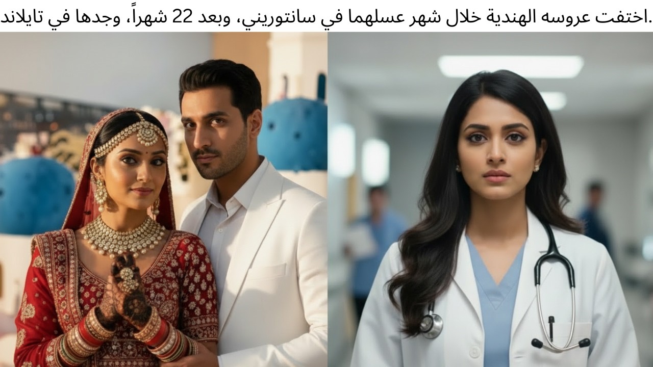 اختفت عروسه الهندية خلال شهر عسلهما في سانتوريني، وبعد 22 شهراً، وجدها في تايلاند.