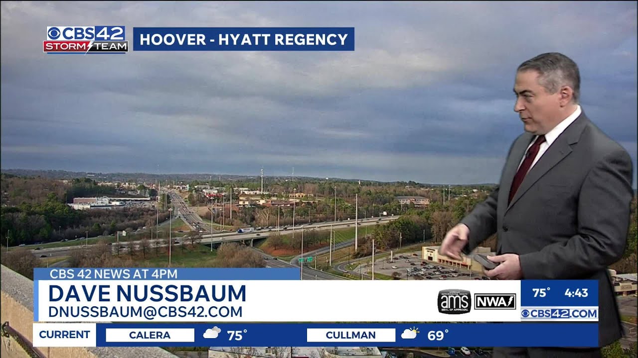 Saturday Rain Then Winter Cold Returns On Sunday - CBS 42 News at 4 pm
