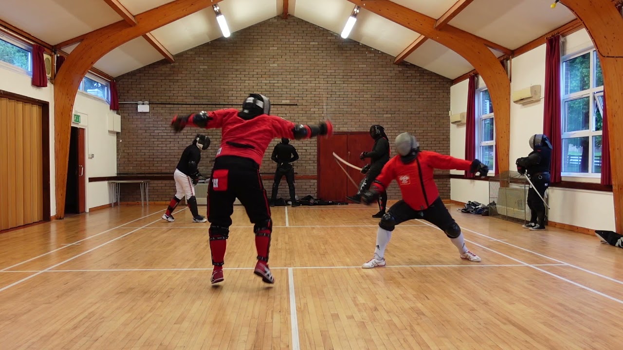 Sidesword Sparring   Michael vs Nick