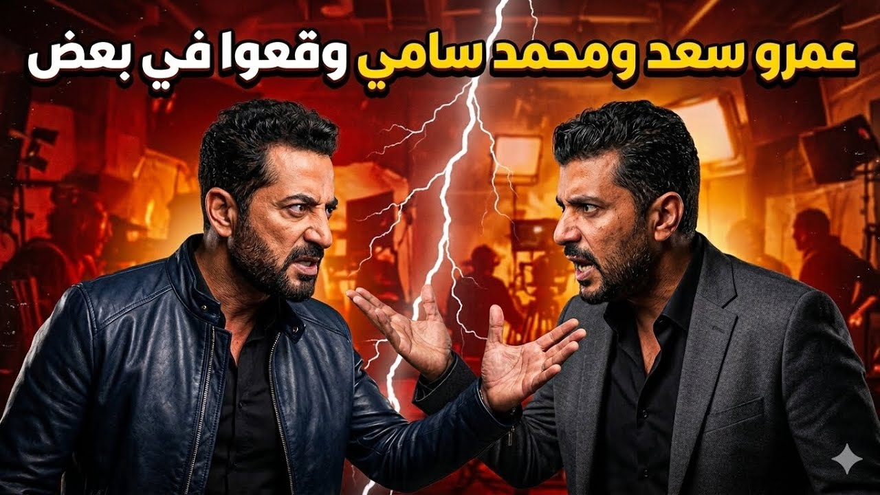 عمرو سعد ومحمد سامي وقعوا في بعض بسبب المسلسلات ومين رقم واحد.. هقولكم تفاصيل الخناقة