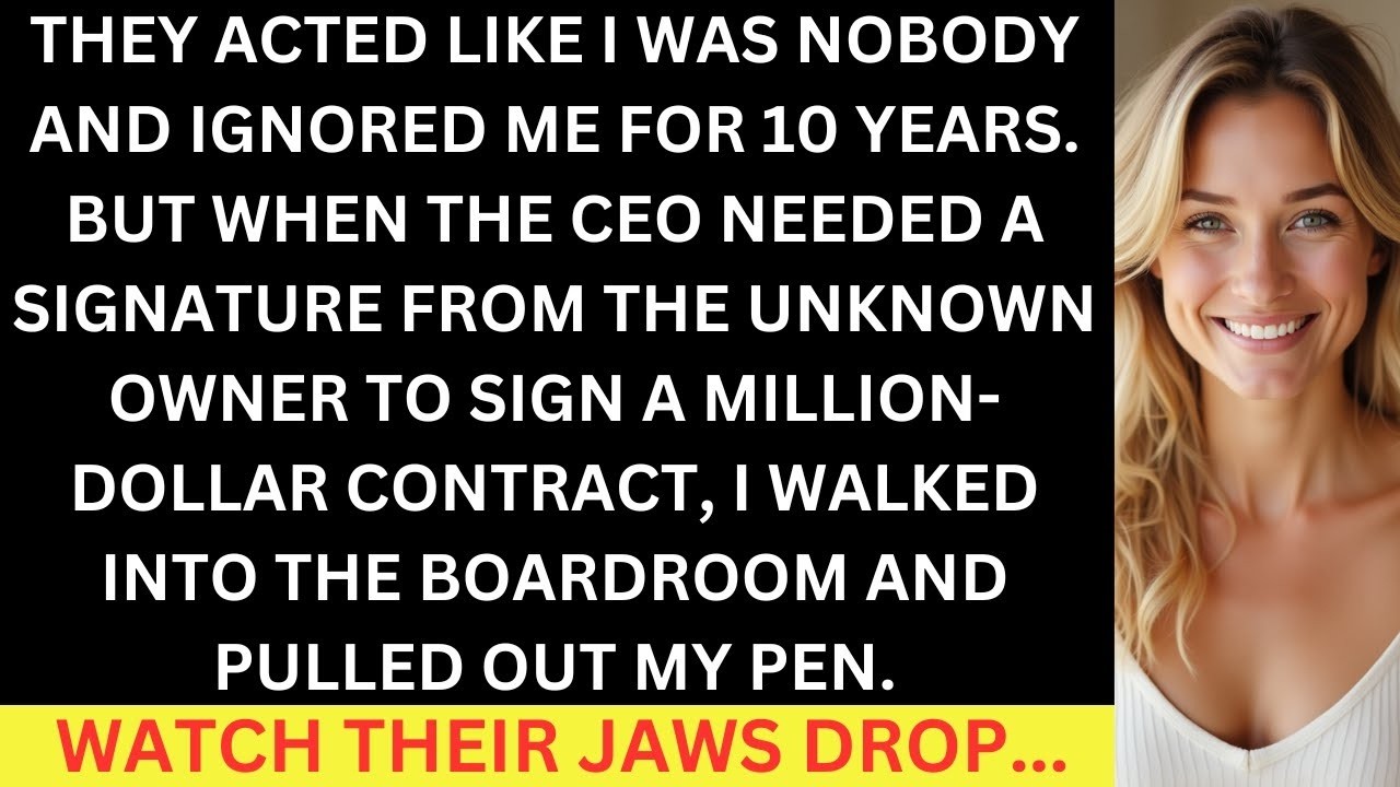 They Treated Me Like I Was Nobody And Called Me 'Just A Secretary', Until They Needed My Signature
