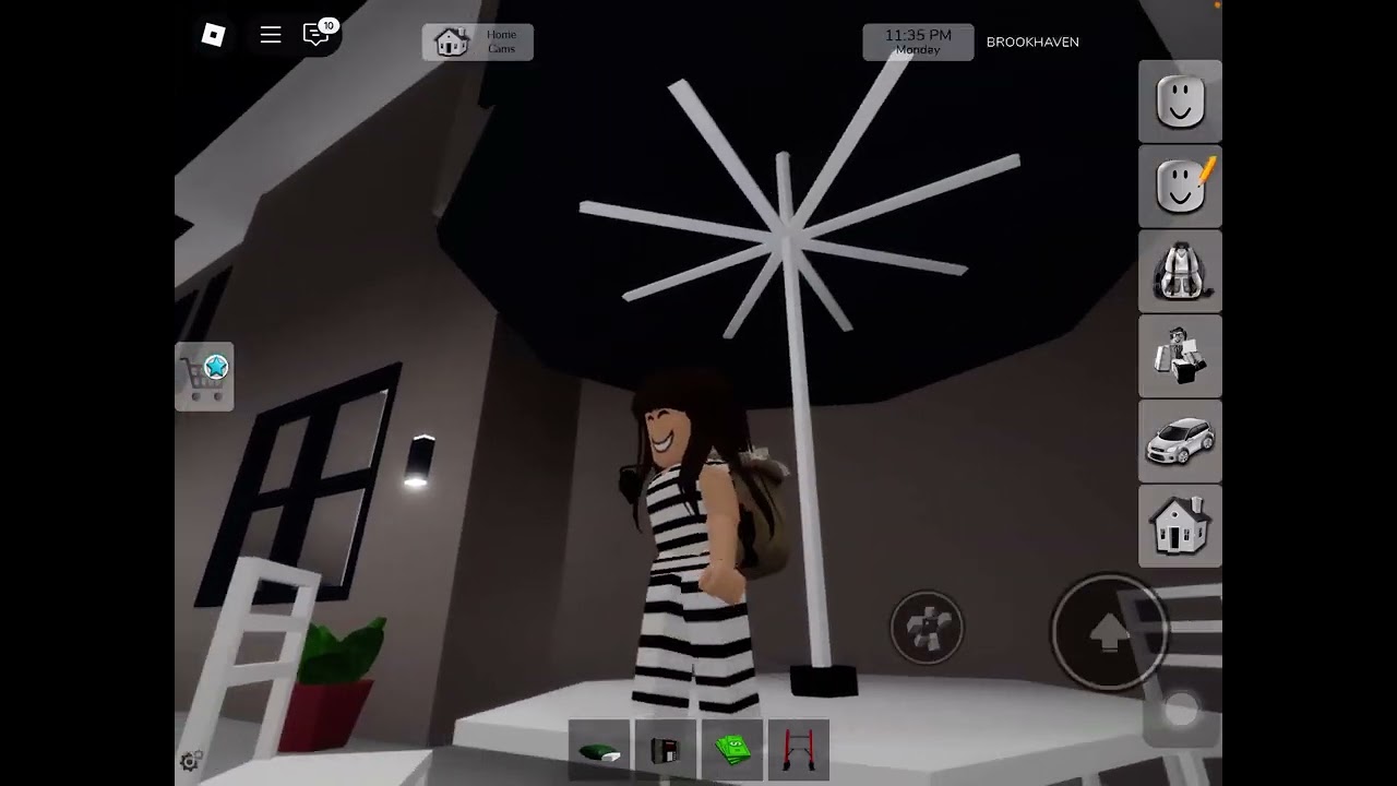 Robbing houses in Brookhaven #roblox #robloxph  #brookhaven  #robloxwithdaphne