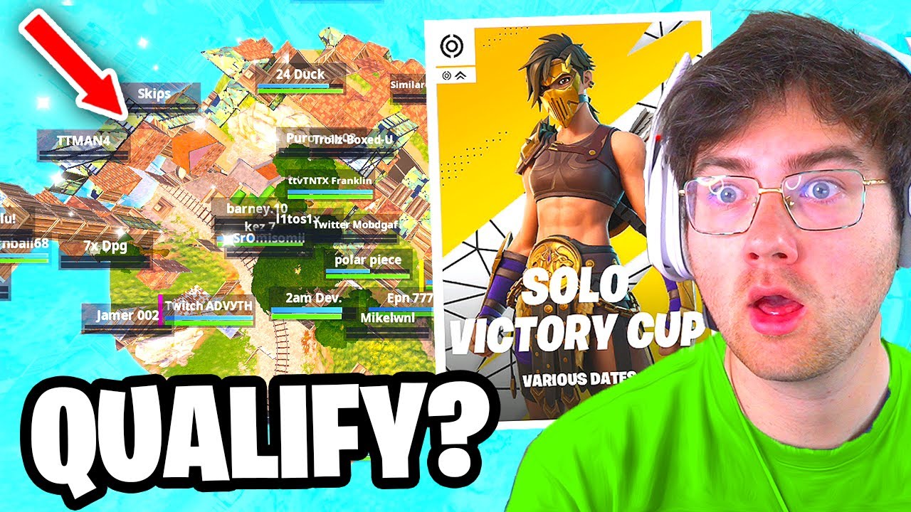 Can I Qualify In The First Solo Cash Cup Of Season 2 Fortnite? (Full Tournament)