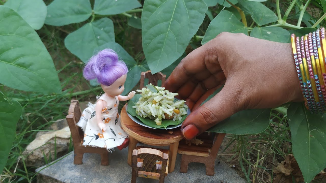 beerakaya rice | miniature cooking | ridgeguard rice | lunchbox recipe
