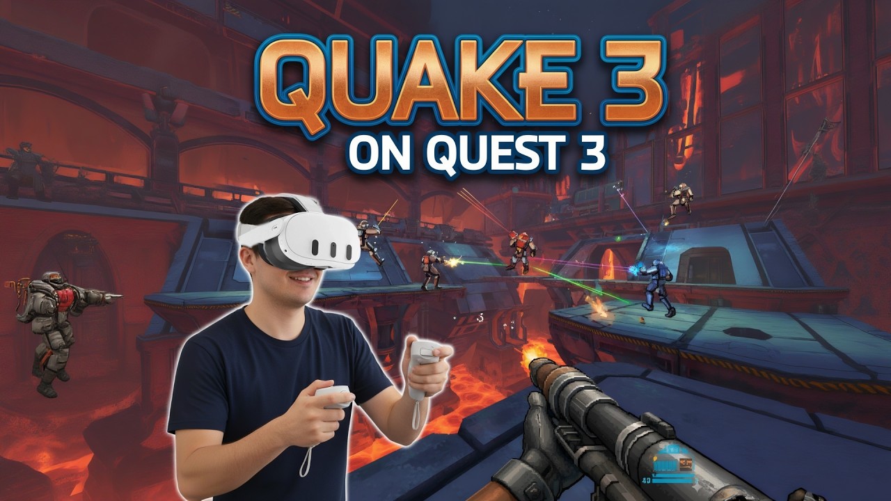 Quake 3 Arena VR on Quest 3 &ndash; Classic Shooter Fan Mod Gameplay & How to Install